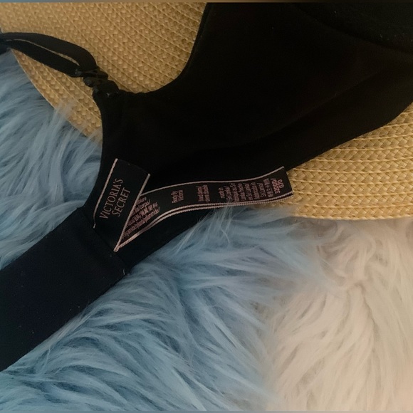 Victoria Secret Black Lined Demi Cup Bra 32DDD - Picture 5 of 5